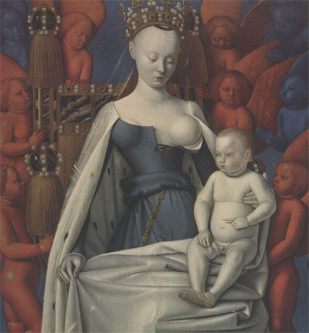 Agnès Sorel, La vierge à l’enfant de Jean Fouquet