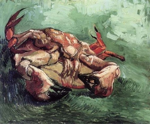 Vincent van Gogh, Un crabe sur le dos