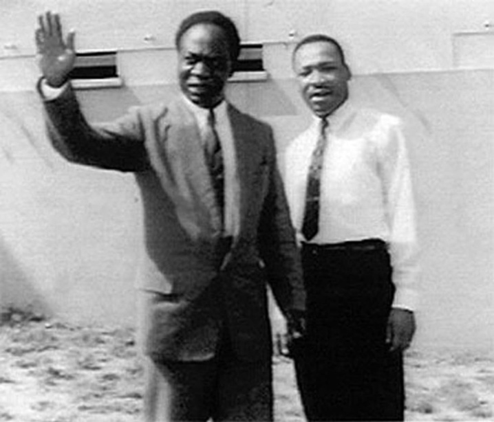 Kwame Nkrumah et Martin Luther King