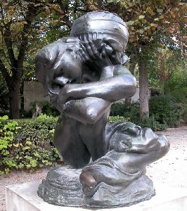Le génie du repos éternel, Auguste Rodin