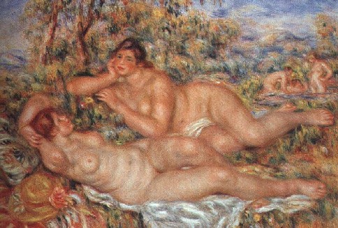 Les baigneuses de Renoir