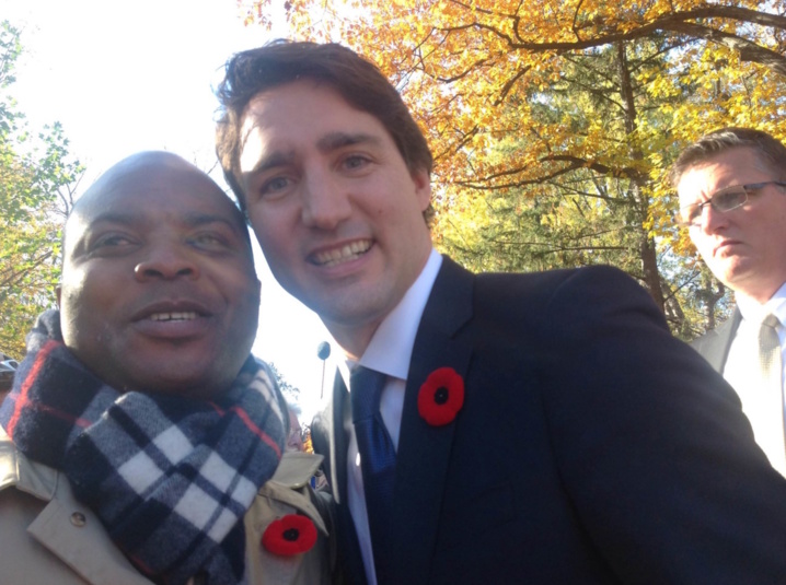 Sidy Diallo et Justin Trudeau