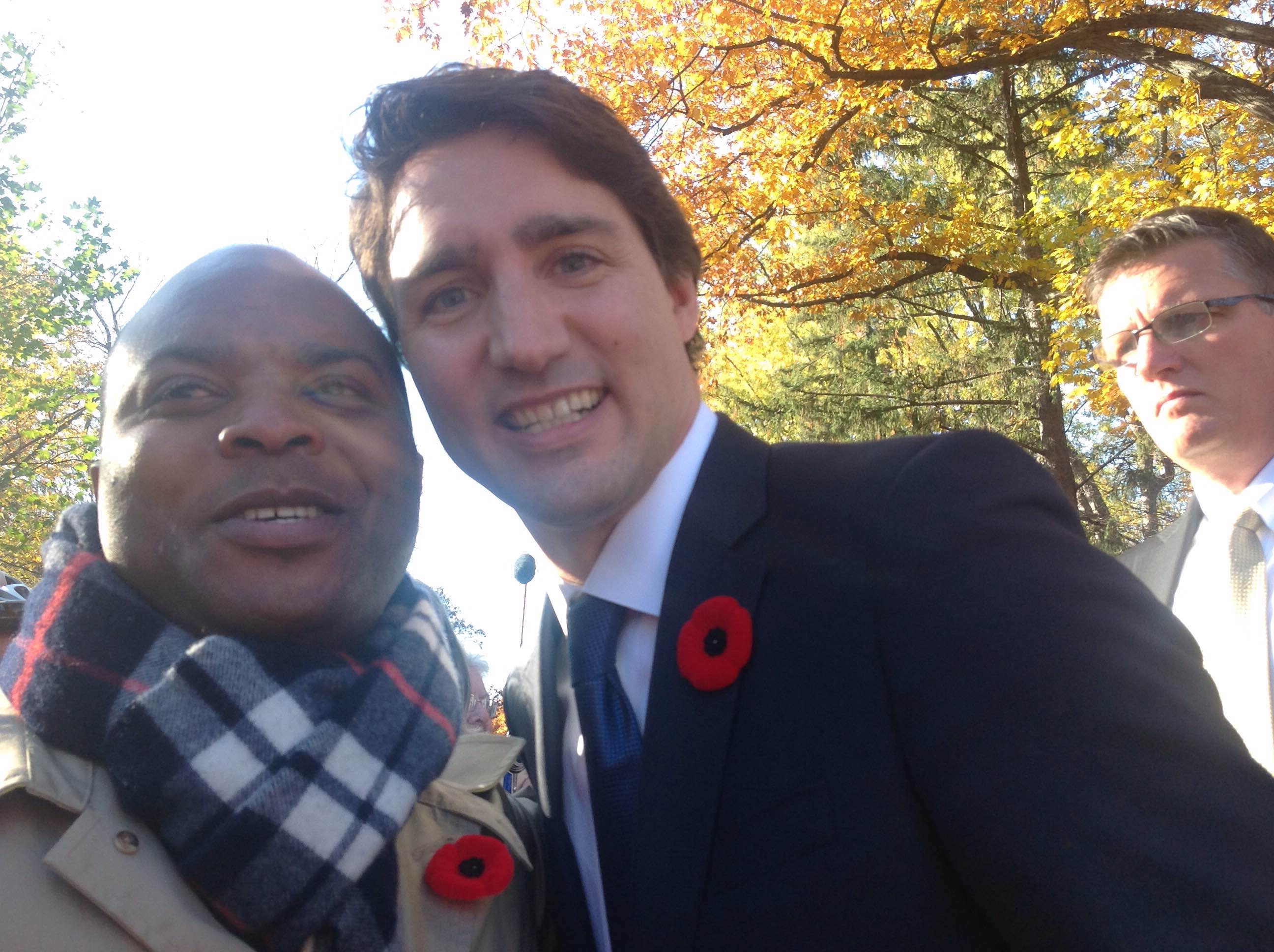 Sidy Diallo et Justin Trudeau